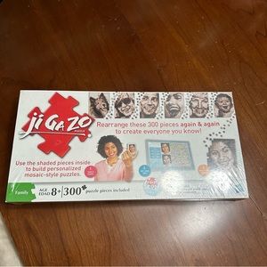 Ji Ga Zo Puzzle Game CD Rom Mosaic Style Puzzle 300 Piece New Sealed Hasbro